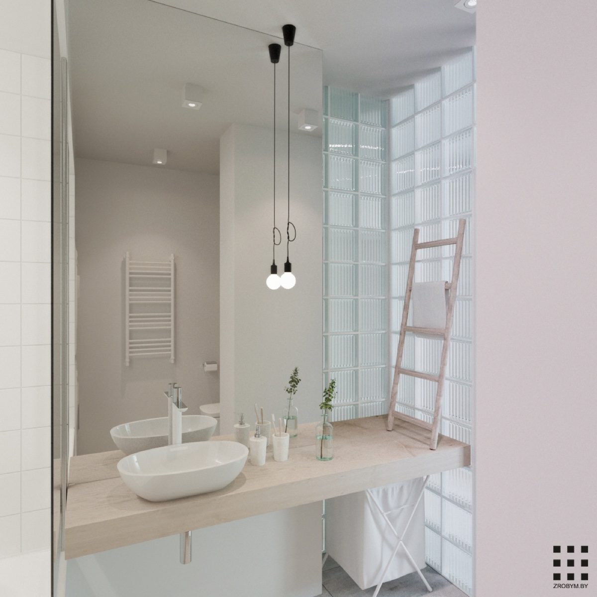ladder-railings-hanging-light-modern-bathroom-5405383