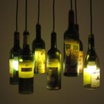 Светильники, люстры и лампы из бутылок своими руками