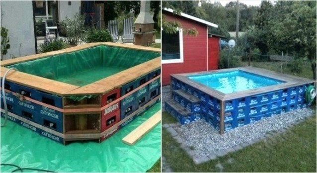Создать бассейн на даче несложно. Отличная идея для простого бассейна