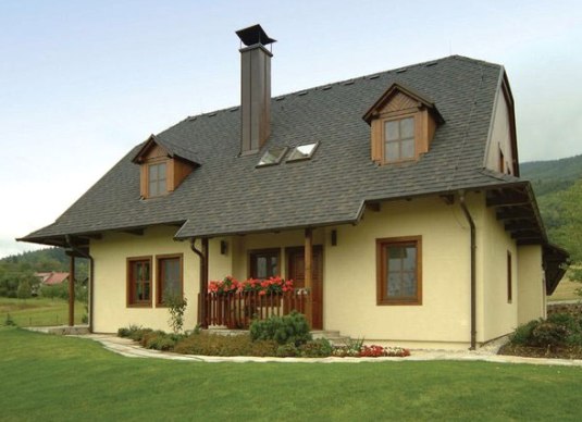 Цвет дома и крыши - особенности подбора, фото вариантов сочетания