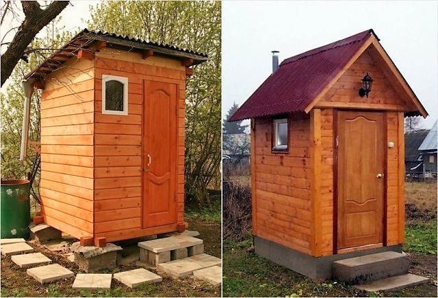 Строительство уличного туалета на даче: варианты и примеры поэтапного строительства