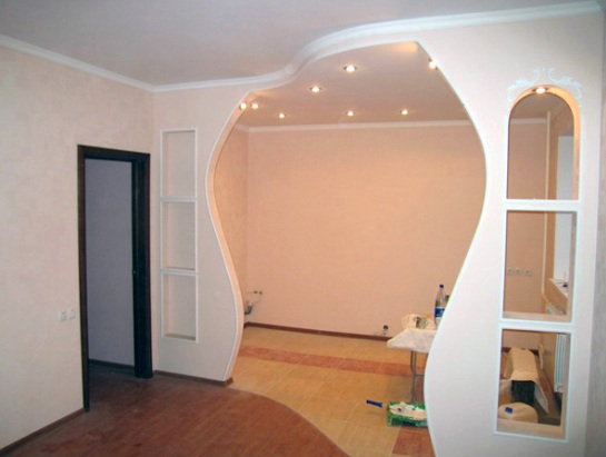 Дизайн арок из гипсокартона – варианты и фото, изготовление арки своими руками