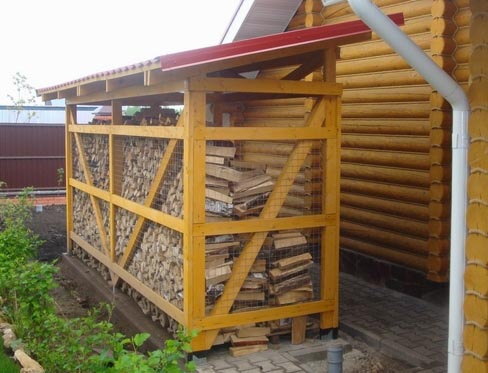 Дровяной сарай на даче – фото (дополнительно). Как построить дровяной сарай своими руками?