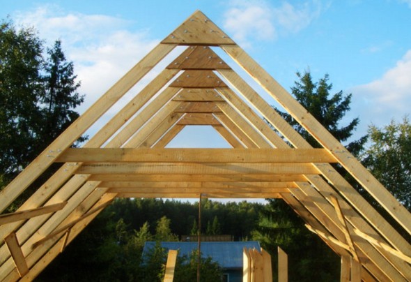 Простая крыша для дома, гаража или бани - односкатные и двухскатные конструкции