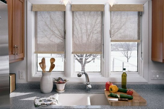 Пластиковые оконные рулонные шторы – дополнительные фото, установка без сверления