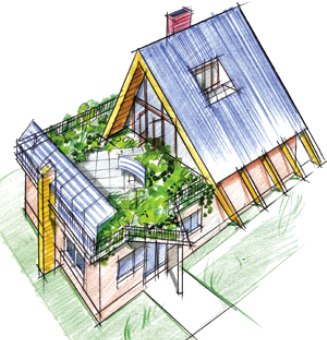 Терраса на крыше дома, гараж, веранда – обустройство и дизайн