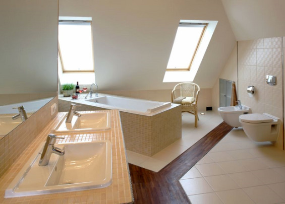 Ванная комната в частном доме – планировка, дизайн, отделка